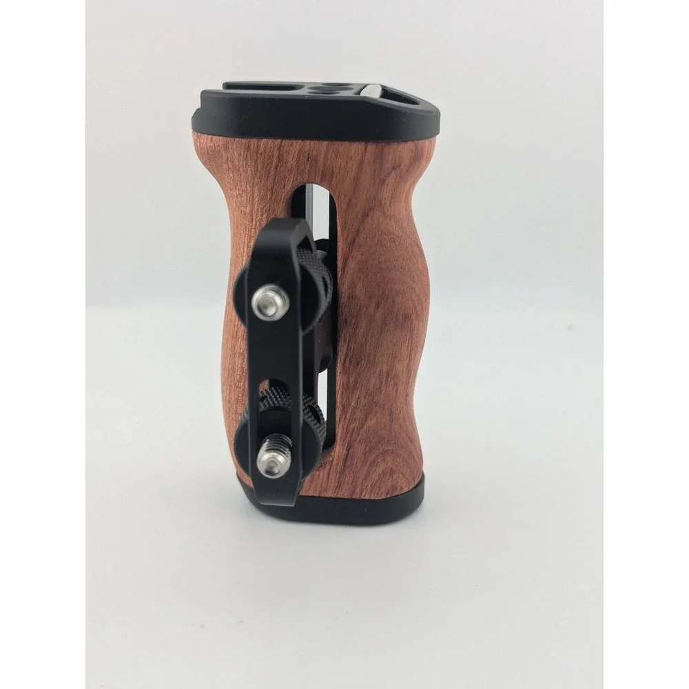 Wooden Side Handle Grip for SmallRig Camera Cage Video Rig Universal Ergonomic